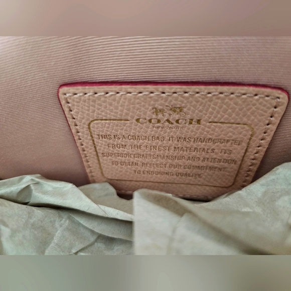 Coach NWT Chalk Color Applique Tote - Picture 11 of 11